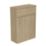 Newland  Floorstanding Toilet Unit Natural Oak Effect 600mm x 260mm x 850mm
