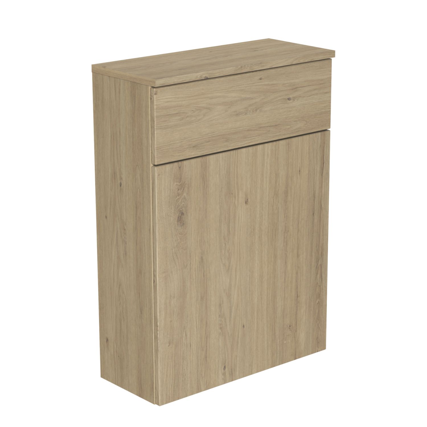 Newland Floorstanding Toilet Unit Natural Oak Effect 600mm x 260mm x 850mm (613RN)
