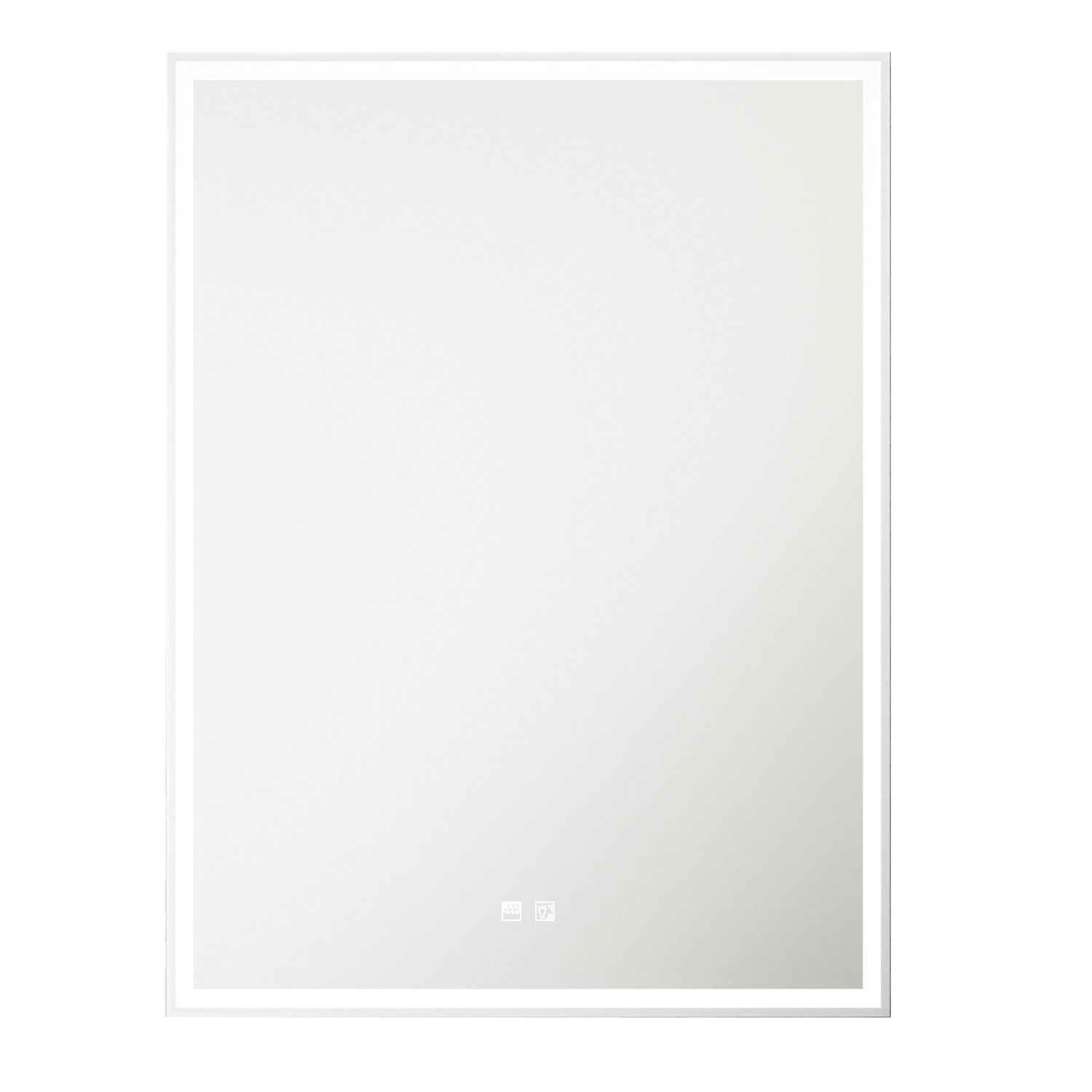 Light Tech Mirrors Salvador Rectangular Illuminated LED Mirror With 2800lm LED Light 600mm x 800mm (613TY)