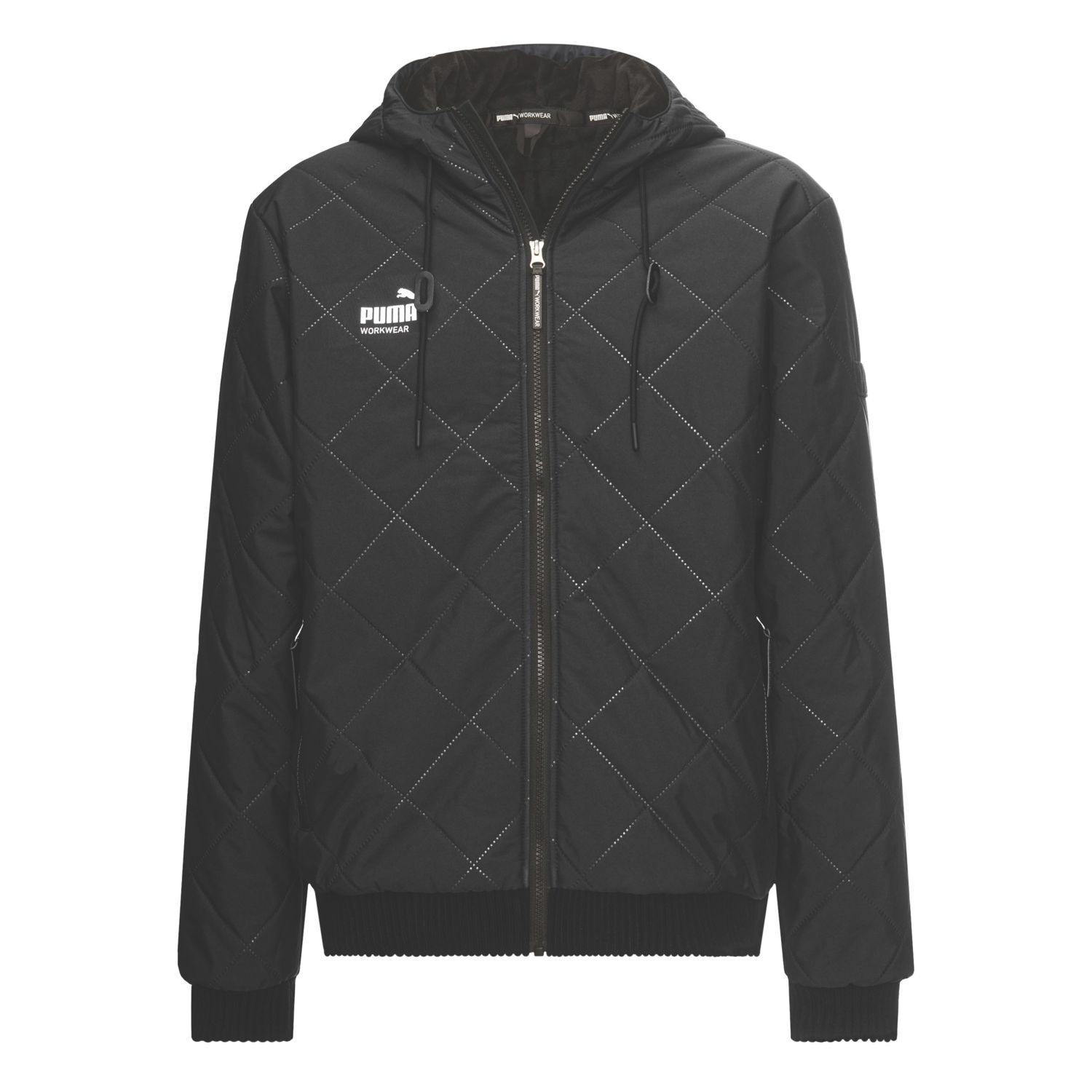Puma Winter Jacket Jackets Black 2X Large 43" Chest (613XK)