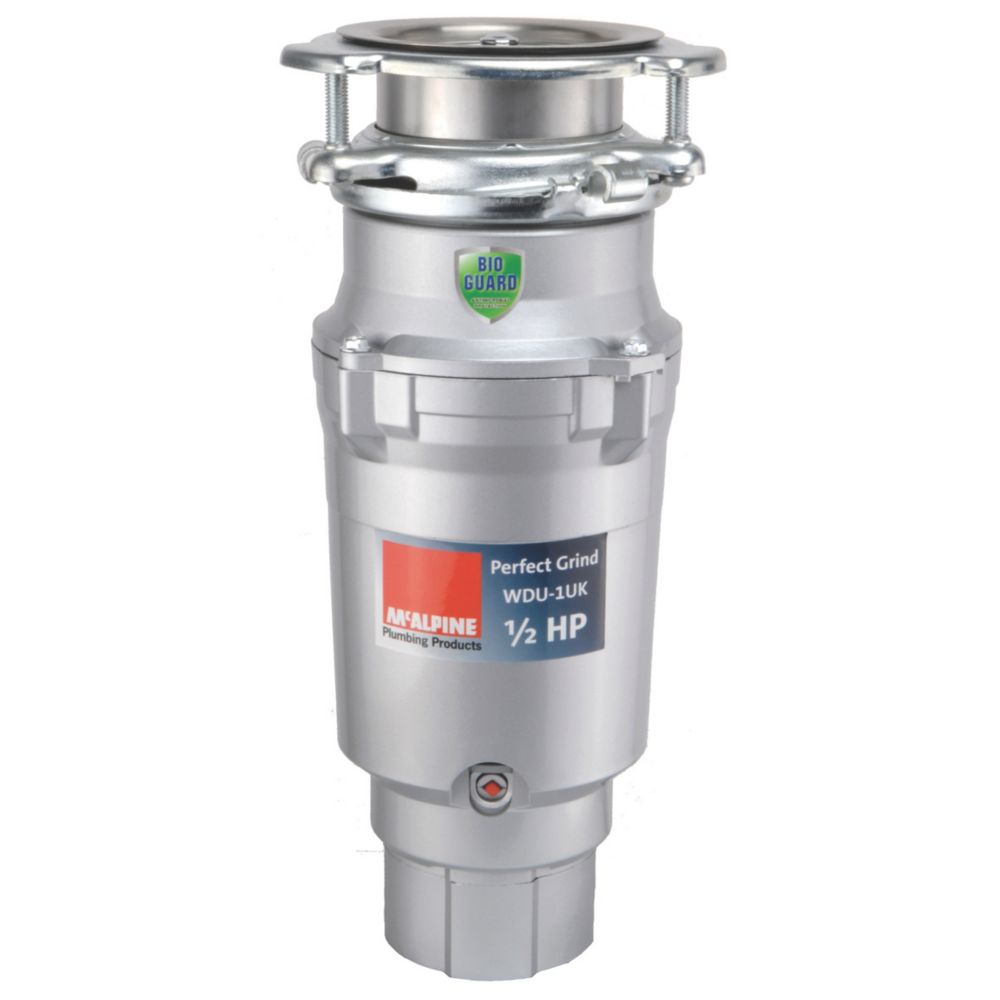 McAlpine WDU-1UK 1/2 HP Food Waste Disposer for Wall Switch