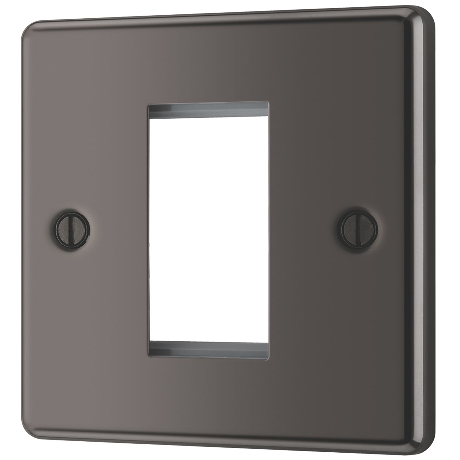 LAP 1-Module Modular Faceplate Black Nickel (61452)