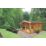 Shire Lydford 2 12' x 16' 6" (Nominal) Apex Timber Log Cabin with Assembly