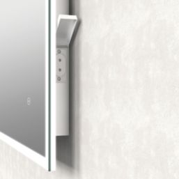 Florida Wide Rectangular Bathroom Mirror With 4320lm LED Light 1200mm x 600mm