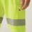 Regatta Hi-Vis Prolite Stretch Joggers Yellow Large 33.5" W 31" L