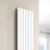 Reina Flat Single 1800mm x 218mm 1520BTU White Vertical Designer Radiator
