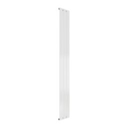 Reina Flat Single 1800mm x 218mm 1520BTU White Vertical Designer Radiator
