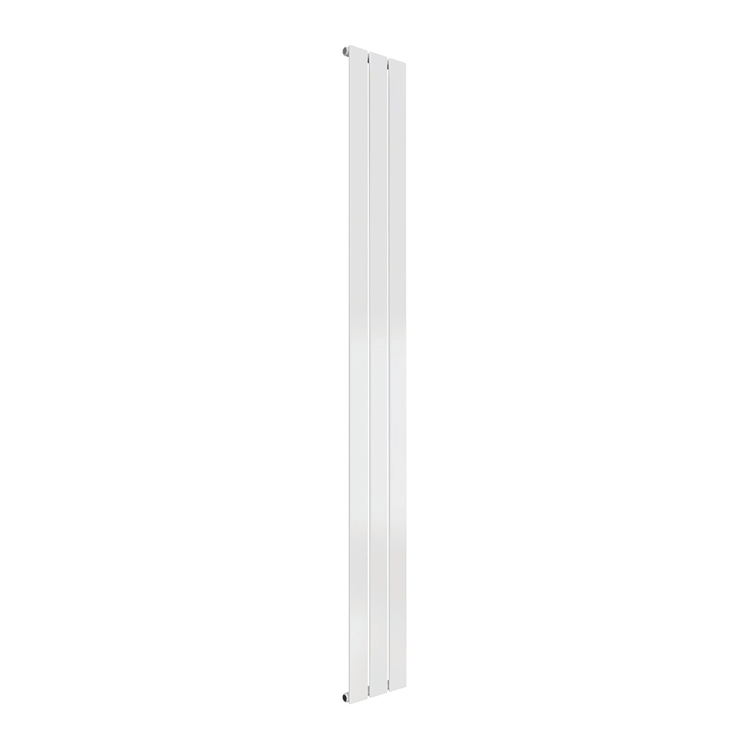 Reina Flat Single 1800mm x 218mm 1520BTU White Vertical Designer Radiator (614EE)