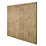 Forest Vertical Board Closeboard  Garden Fencing Panel Natural Timber 6' x 6' Pack of 20