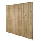 Forest Vertical Board Closeboard  Fence Panels Natural Timber 6' x 6' Pack of 20