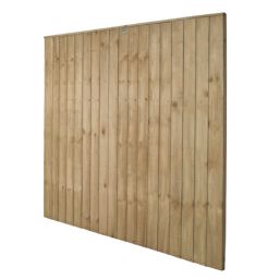 Forest Vertical Board Closeboard  Fence Panels Natural Timber 6' x 6' Pack of 20
