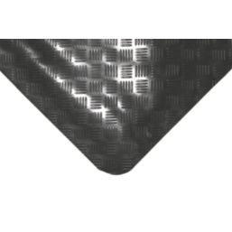 COBA Senso Dial Anti-Fatigue Floor Mat Black 10m x 1m x 10mm