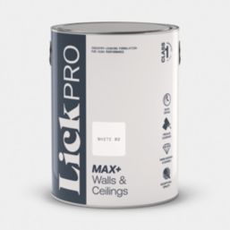 LickPro Max+ 5Ltr White 02 Eggshell Emulsion  Paint