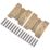 Eclipse  Antique Brass Grade 7 Fire Rated Parliament Hinges 102mm x 102mm 2 Pack