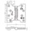 Eclipse  Antique Brass Grade 7 Fire Rated Parliament Hinges 102mm x 102mm 2 Pack