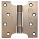 Eclipse  Antique Brass Grade 7 Fire Rated Parliament Hinges 102mm x 102mm 2 Pack