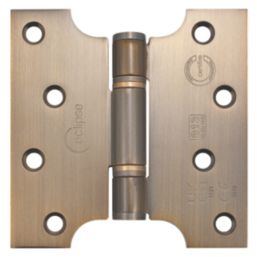 Eclipse  Antique Brass Grade 7 Fire Rated Parliament Hinges 102mm x 102mm 2 Pack