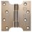 Eclipse  Antique Brass Grade 7 Fire Rated Parliament Hinges 102mm x 102mm 2 Pack