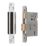 Smith & Locke Fire Rated  5 Lever Polished Chrome Architectural Sash Lock 76mm Case - 57mm Backset
