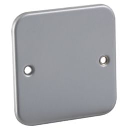 Knightsbridge  1-Gang Blanking Plate Grey