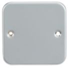 Knightsbridge  1-Gang Blanking Plate Grey