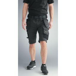 Snickers 6141 Stretch Work Shorts Black 31" W