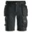 Snickers 6141 Stretch Work Shorts Black 31" W