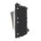 Contactum  20AX Grid SP Control Switch Brushed Steel  with White Inserts