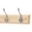 Essentials 6-Hook Rail Pine 685mm x 105mm