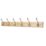Essentials 6-Hook Rail Pine 685mm x 105mm