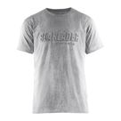 Blaklader 3D Short Sleeve T-Shirt Grey Melange Medium 39" Chest