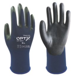 Wonder Grip OP-1810 Opty General Handling Gloves Blue Large