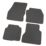Unique Products Ford Transit Connect 2013 on Rubber Automotive Mat 4 Pieces