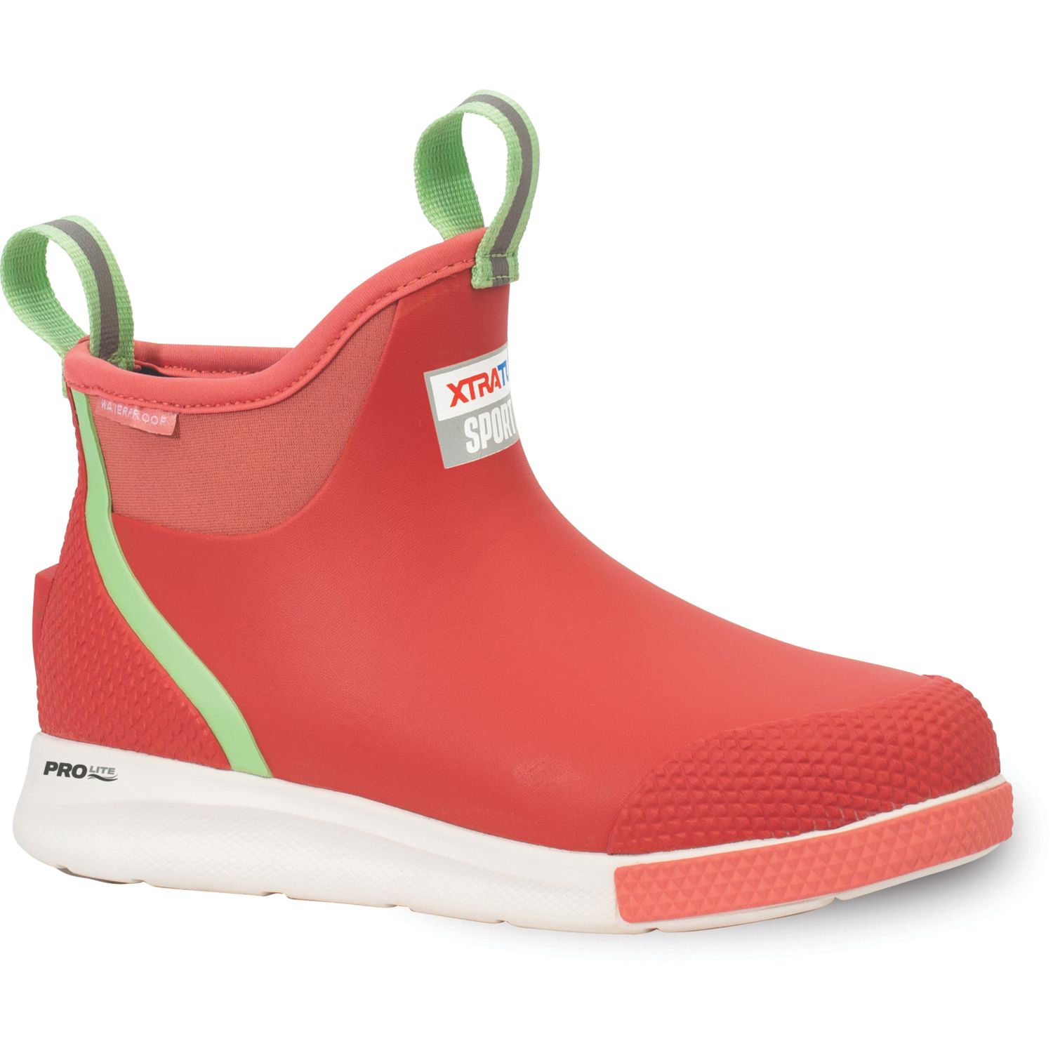 Xtratuf Ankle Deck Sport Size 8 Womens Red Non Safety Wellies (614XN)