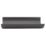FloPlast Cast Iron Effect PVC Half Round Gutter Black 112mm x 3m 6 Pack