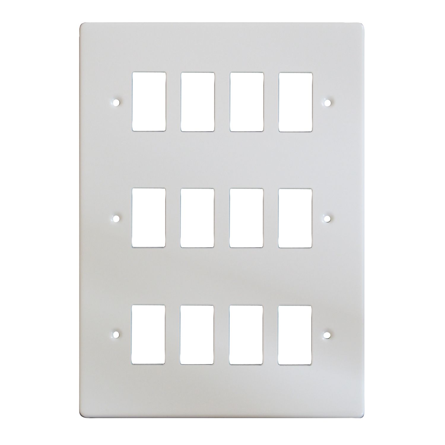 Varilight PowerGrid 12-Module Grid Faceplate White (61519)