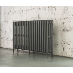 Arroll 660mm x 1114mm 4790BTU Cast Grey Cast Iron 4 Column Radiator