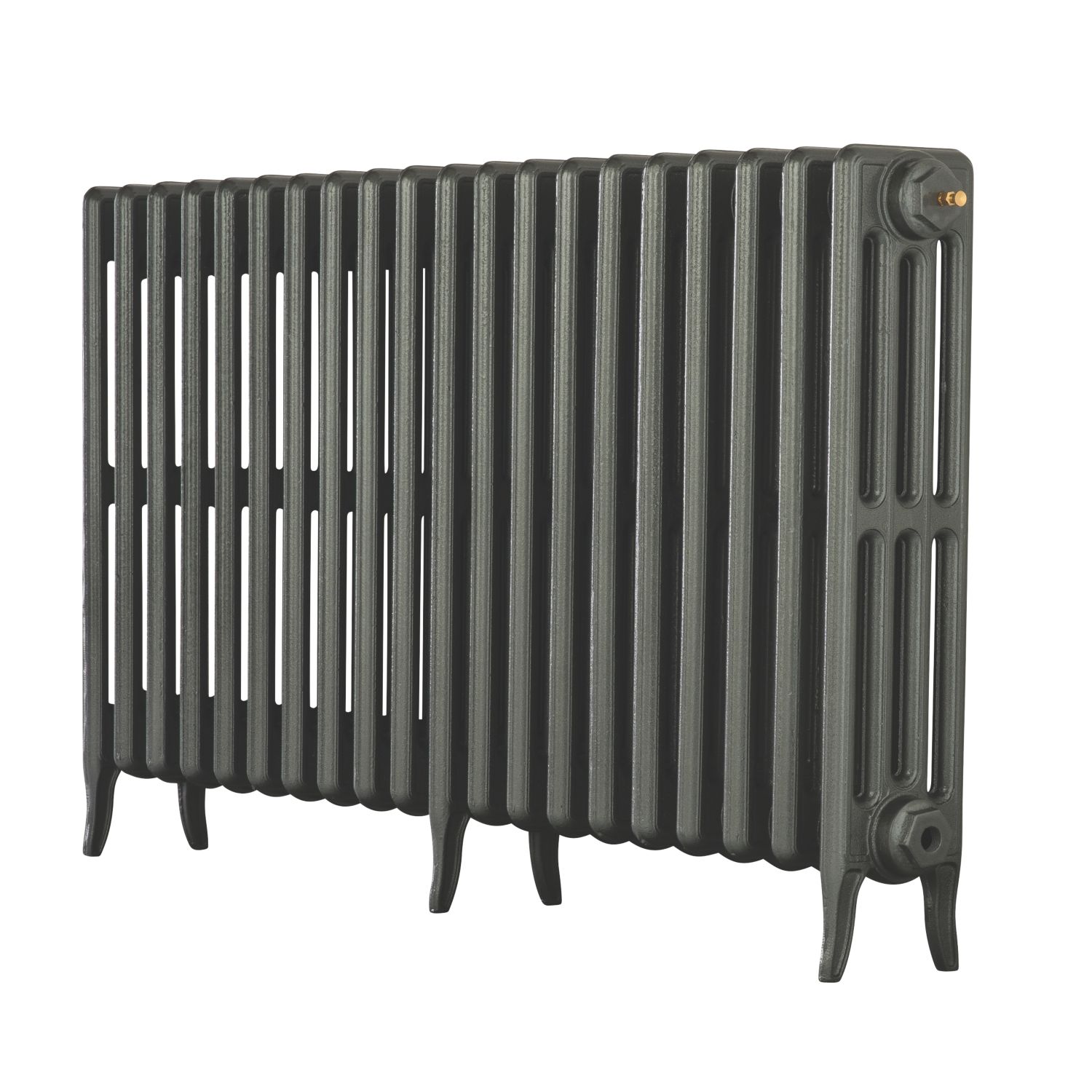 Arroll 660mm x 1114mm 4790BTU Cast Grey Cast Iron 4 Column Radiator (6157F)