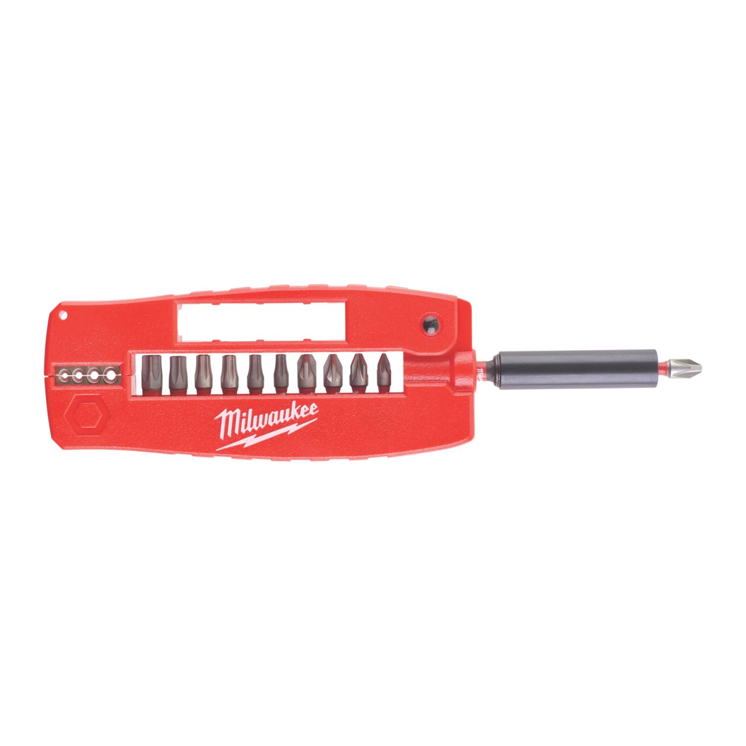 Milwaukee Shockwave 2mm Round Shank Mixed Screwdriver Bit Set 12 Pieces (615CX)