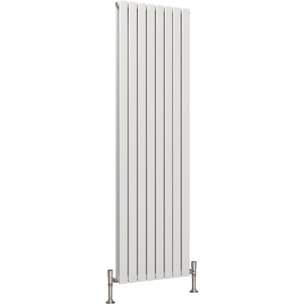 Reina Harley Double 1800mm x 560mm 5548BTU White Vertical Designer ...