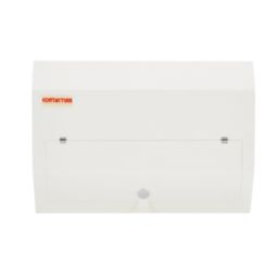 Contactum Defender 1.0 16-Module 12-Way Part-Populated  Main Switch Consumer Unit with SPD