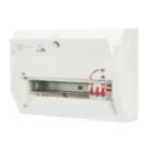 Contactum Defender 1.0 16-Module 12-Way Part-Populated  Main Switch Consumer Unit with SPD