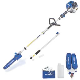 Hyundai HYPS5200X Petrol 26mm 52cc Long Reach Pole Saw Pruner Chainsaw Screwfix
