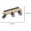 Eglo Gesteira LED 3-Light Spotlight Black & Brown 23W 1900lm