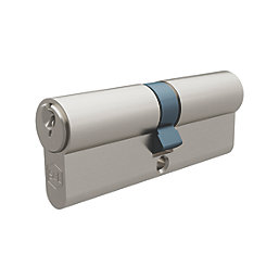 Smith & Locke 6-Pin Euro Double Cylinder Lock 40-40 (80mm) Silver 2 Pack