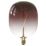 Calex XXL Avesta Maroon E27 Decorative LED Light Bulb  130lm 5W