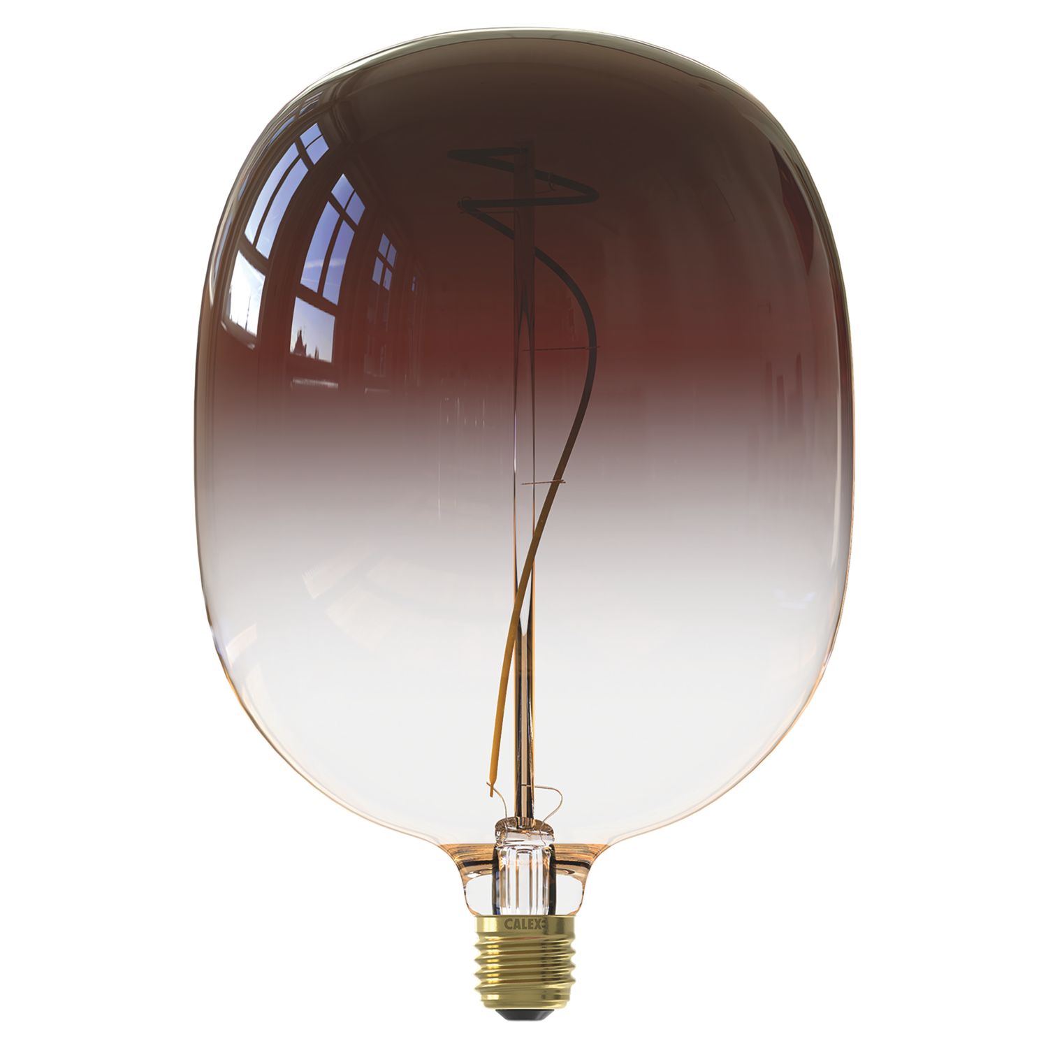 Calex XXL Avesta Maroon E27 Decorative LED Light Bulb 130lm 5W (615RC)