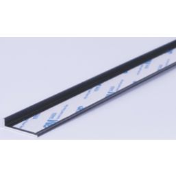 Splashwall Edge Profile Matt Anthracite 600mm x 4mm