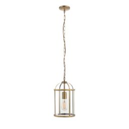 Quay Design Liberty 1-Light Pendant Antique Brass