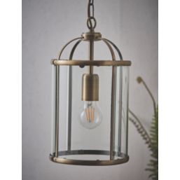 Quay Design Liberty 1-Light Pendant Antique Brass